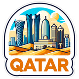 Qatar Sticker 4 Inch — Waterproof Vinyl Decal Travel Souvenir 1