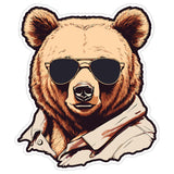 Bear Sticker 4 Inch — Waterproof Vinyl Decal Wildlife Brown Grizzly 8