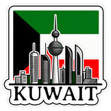 Kuwait Sticker 4 Inch City Travel Souvenir Destination - Waterproof Vinyl Decal for Laptop Water Bottle Car Tumbler - Durable Aesthetic Long-Lasting Stickers for Adults ID44990 8