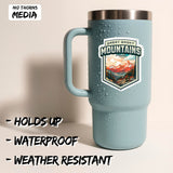 Great Smoky Mountains National Park Tennessee North Carolina Sticker 4 Inch 2-Pack - Waterproof Vinyl Decal for Laptop Water Bottle Car Tumbler - Durable Funny Aesthetic Stickers for Adults ID45039 2