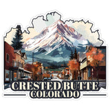 Crested Butte Colorado Sticker 4 Inch — Waterproof Vinyl Decal City Travel Souvenir 8