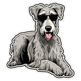 Irish Wolfhound Sticker 4 Inch — Waterproof Vinyl Decal Gentle Giant Hound 8