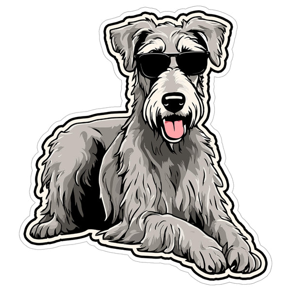 Irish Wolfhound Sticker 4 Inch — Waterproof Vinyl Decal Gentle Giant Hound