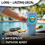 Amber Cove Dominican Republic Sticker 4 Inch Travel Souvenir City Destination - Waterproof Vinyl Decal for Laptop Water Bottle Car Tumbler - Durable Aesthetic Long-Lasting Stickers for Adults ID44990 3