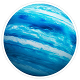 Neptune Planet Sticker 4 Inch — Waterproof Vinyl Decal Ice Giant Solar System 8