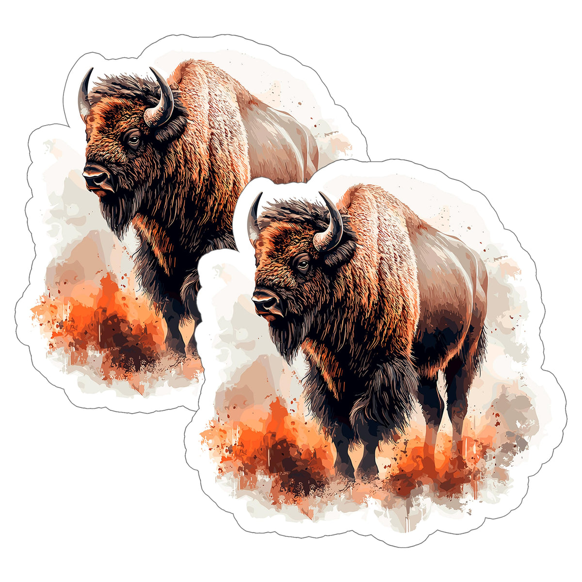 Bison Sticker 2-Pack — 4
