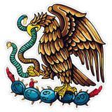 Mexico Coat of Arms Sticker 4 Inch — Waterproof Vinyl Decal Travel Souvenir 1