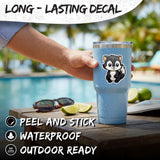 Skunk Sticker 4 Inch — Waterproof Vinyl Decal Striped Forest Animal 3