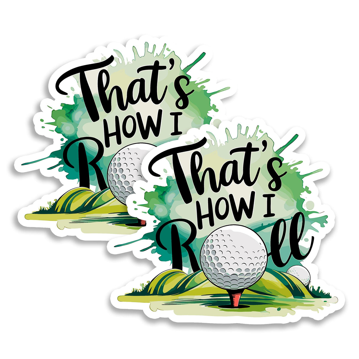 That's How I Roll Golf Magnet 2-Pack — 4