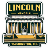 Lincoln Memorial Washington DC Sticker 4 Inch — Waterproof Vinyl Decal Travel Souvenir 1