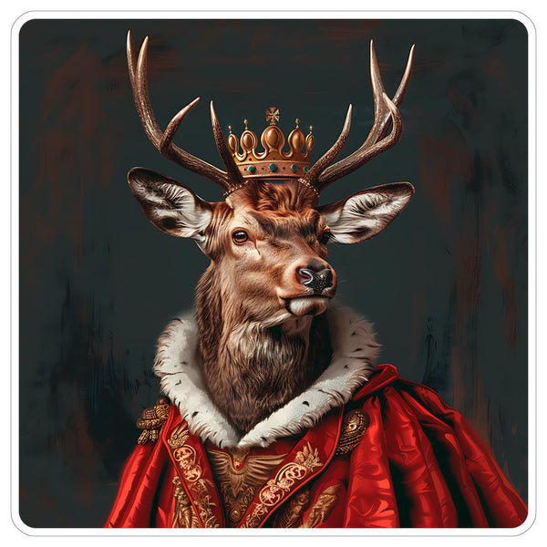 Deer Sticker 4 Inch — Waterproof Vinyl Decal Whitetail Forest Hooved