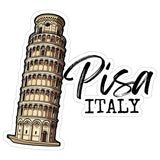 The Leaning Tower of Pisa Italy Sticker 4 Inch — Waterproof Vinyl Decal City Travel Souvenir 1