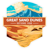 Great Sand Dunes National Park Colorado Sticker 4 Inch — Waterproof Vinyl Decal Scenic Landmark 8