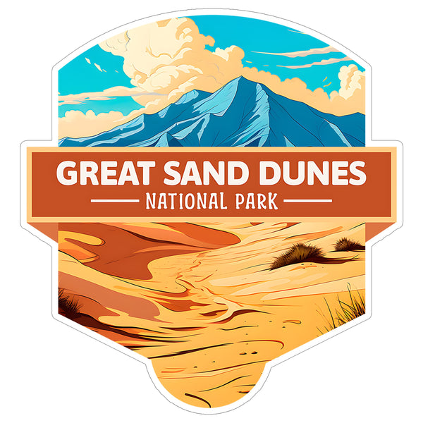 Great Sand Dunes National Park Colorado Sticker 4 Inch — Waterproof Vinyl Decal Scenic Landmark