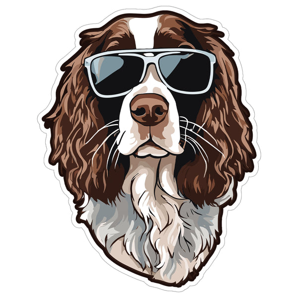 Springer Spaniel Sticker 4 Inch — Waterproof Vinyl Decal Bird Dog Gundog