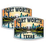 Fort Worth Texas Magnet 2-Pack — 4