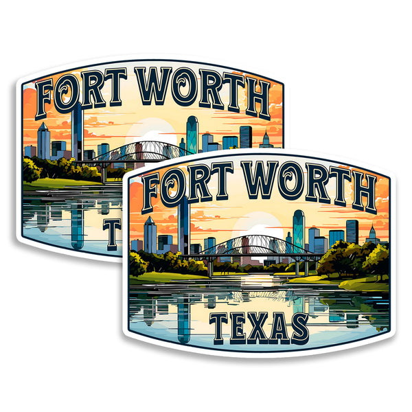 Fort Worth Texas Magnet 2-Pack — 4