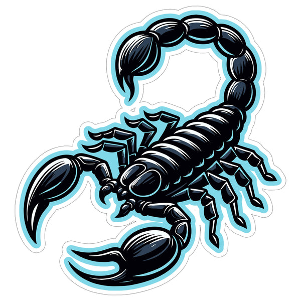 Scorpion Sticker 4 Inch — Waterproof Vinyl Decal Arachnid Desert Venomous Predator