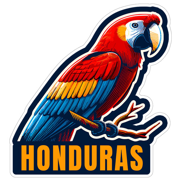 Honduras Sticker 4 Inch — Waterproof Vinyl Decal Central America Bay Islands Travel