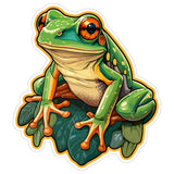 Tree Frog Sticker 4 Inch — Waterproof Vinyl Decal Amphibian Red Eyed 1