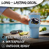 Honey Badger Sticker 4 Inch — Waterproof Vinyl Decal Mellivora Badass Fearless 3