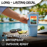 Connecticut State Sticker 4 Inch - Waterproof Vinyl Decal for Laptop Water Bottle Car Tumbler - Durable Aesthetic Long-Lasting Stickers for Adults ID44990 3