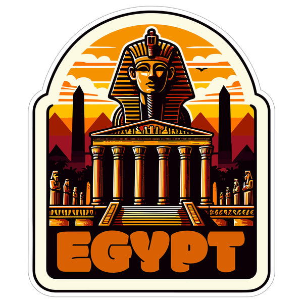 Egypt Sticker 4 Inch — Waterproof Vinyl Decal Travel Souvenir