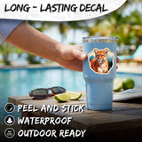 Mountain Lion Sticker 4 Inch — Waterproof Vinyl Decal Cougar Puma Big Cat 3