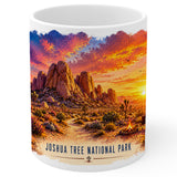 Joshua Tree National Park California Mug 11oz — White Ceramic Coffee Mug 1
