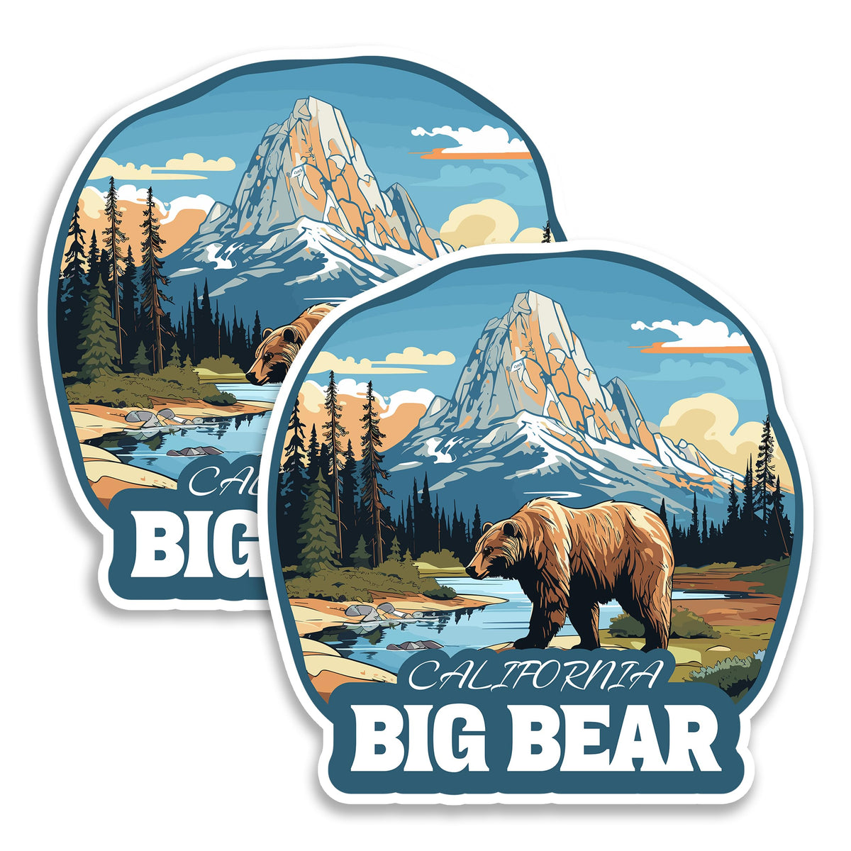 Big Bear California Magnet 2-Pack — 4