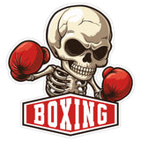 Boxing Sport Sticker 4 Inch — Waterproof Vinyl Decal Fighter Ring Punch Knockout 8