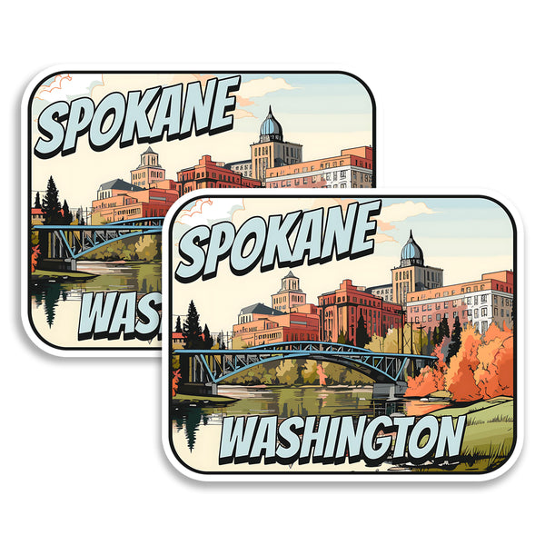 Spokane Washington Magnet 2-Pack — 4