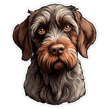 Wirehaired Pointing Griffon Sticker 4 Inch — Waterproof Vinyl Decal WPG Versatile Hunter 9