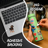 Black and Tan Coonhound Sticker 4 Inch — Waterproof Vinyl Decal Coonhound Scent Hunter 4