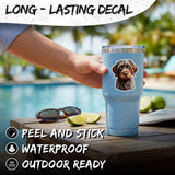 Wirehaired Pointing Griffon Sticker 4 Inch — Waterproof Vinyl Decal WPG Versatile Hunter 3
