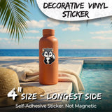 Skunk Sticker 4 Inch — Waterproof Vinyl Decal Striped Forest Animal 2