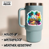 San Diego California Sticker 4 Inch 2-Pack - Waterproof Vinyl Decal for Laptop Water Bottle Car Tumbler - Durable Aesthetic Long-Lasting Stickers for Adults ID45039 2