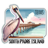 South Padre Island Texas Sticker 4 Inch — Waterproof Vinyl Decal Coastal Beach Seaside 8