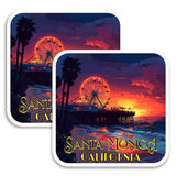 Santa Monica California Magnet 2-Pack — 4