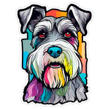 Schnauzer Sticker 4 Inch — Waterproof Vinyl Decal Standard Bearded Guard Dog 1