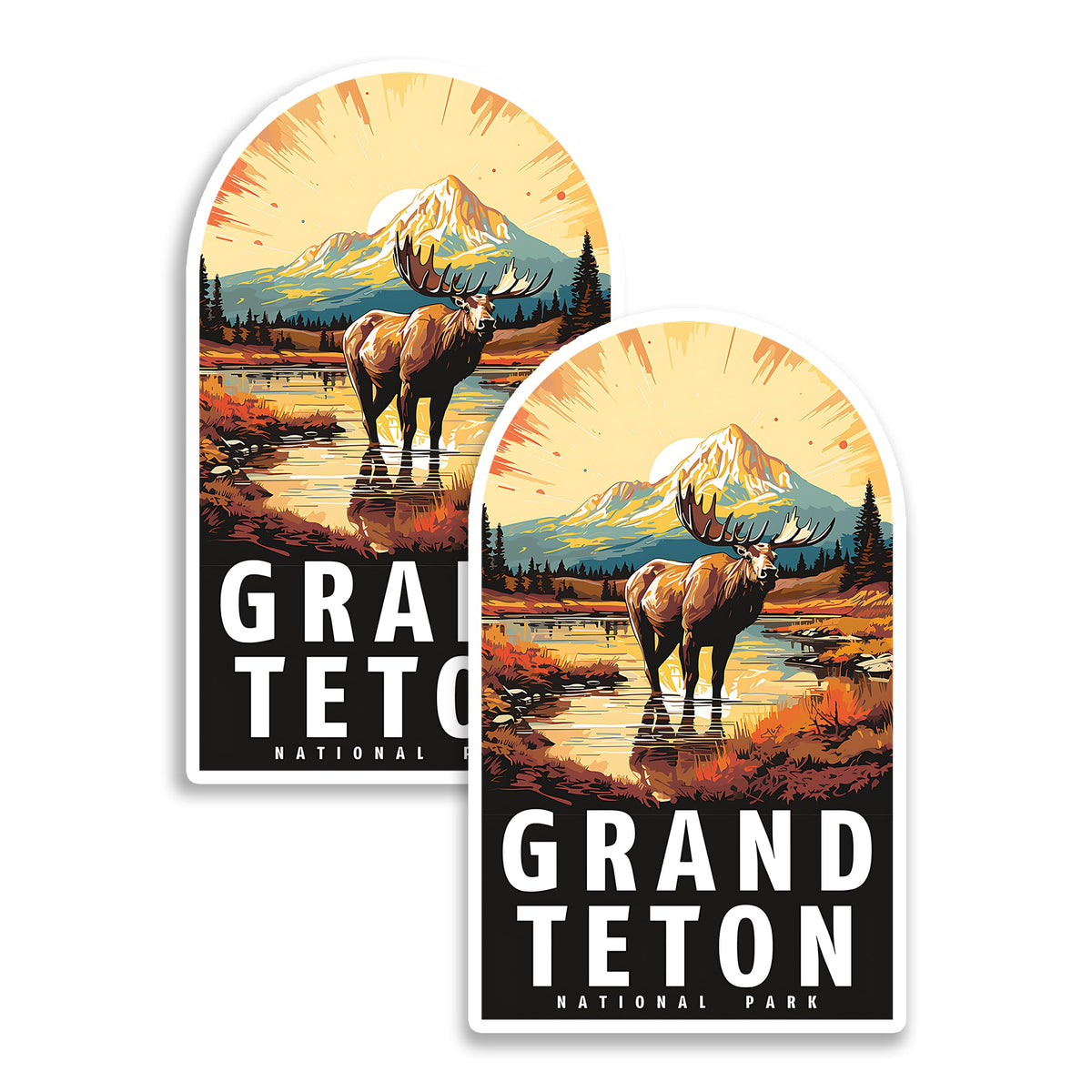 Grand Teton National Park Magnet 2-Pack — 4