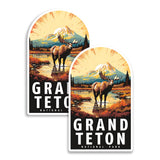 Grand Teton National Park Magnet 2-Pack — 4