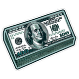 Dollar Bill Sticker 4 Inch — Waterproof Vinyl Decal Money Cash Currency 8