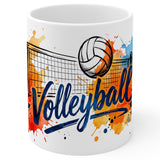 Volleyball Coffee Mug 11oz — Ceramic Gift Mug for Volleyball Players & Fans 1
