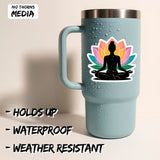 Lotus Yoga Sticker 2-Pack — 4