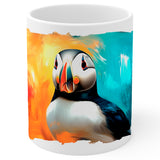 Puffin Coffee Mug 11oz — Ceramic Atlantic Seabird Gift Mug 1