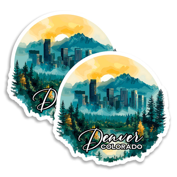 Denver Colorado Magnet 2-Pack — 4