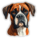 Boxer Sticker 4 Inch — Waterproof Vinyl Decal Guard Working Playful Dog 9