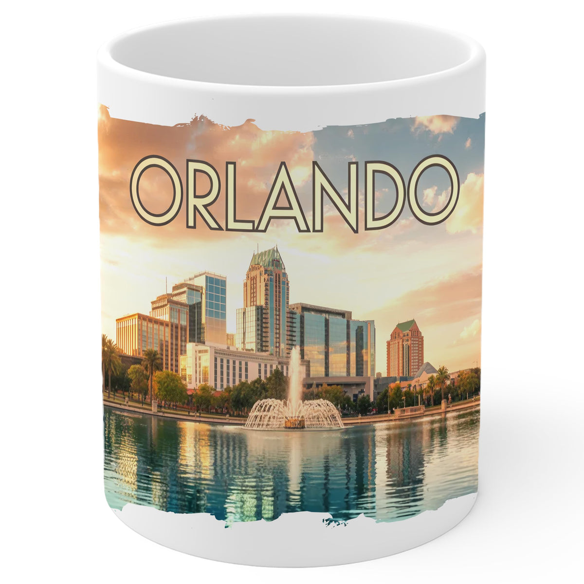 Orlando Florida Coffee Mug 11oz — White Ceramic City Beautiful Mug