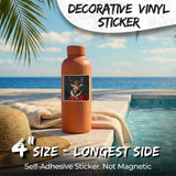 Deer Sticker 4 Inch — Waterproof Vinyl Decal Whitetail Forest Hooved 2
